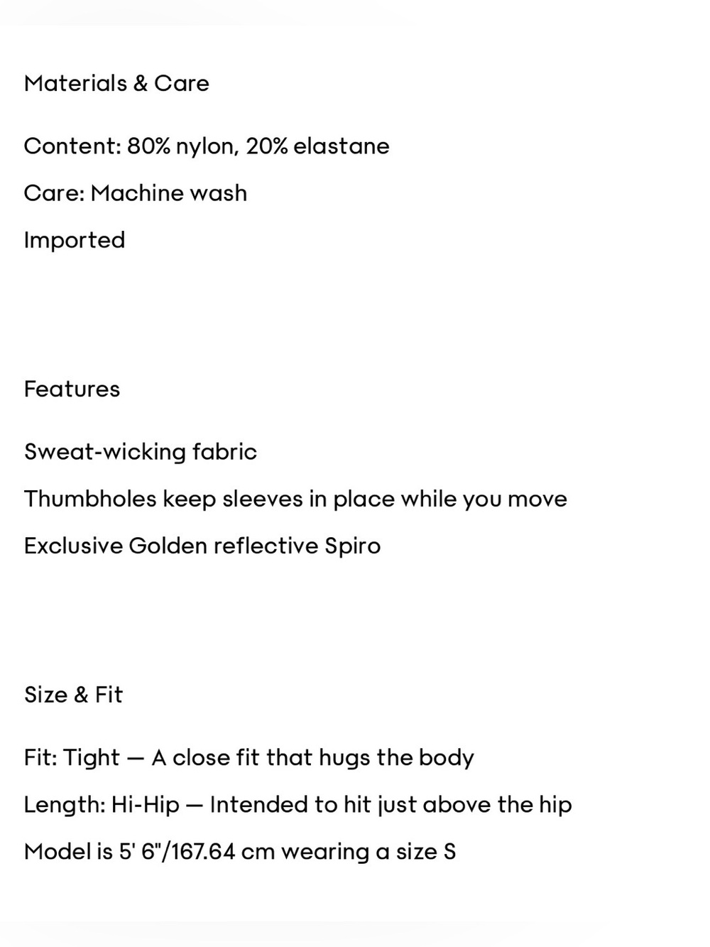 Golden by Aritzia butter axel long sleeve - Picture 10 of 10